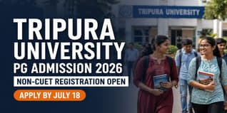 Tripura University PG Admission 2026 Opens Non-CUET Round; Check Last Date to Apply